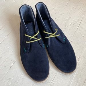 Ted Baker Abdon 2 Blue Suede Shoes